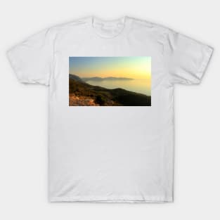 Mountain Top View - Myrtos Bay T-Shirt